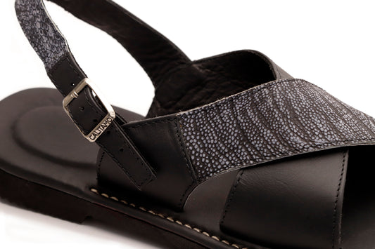 Cruzado Apatzingan 0 - Avestruz Negro/Azul