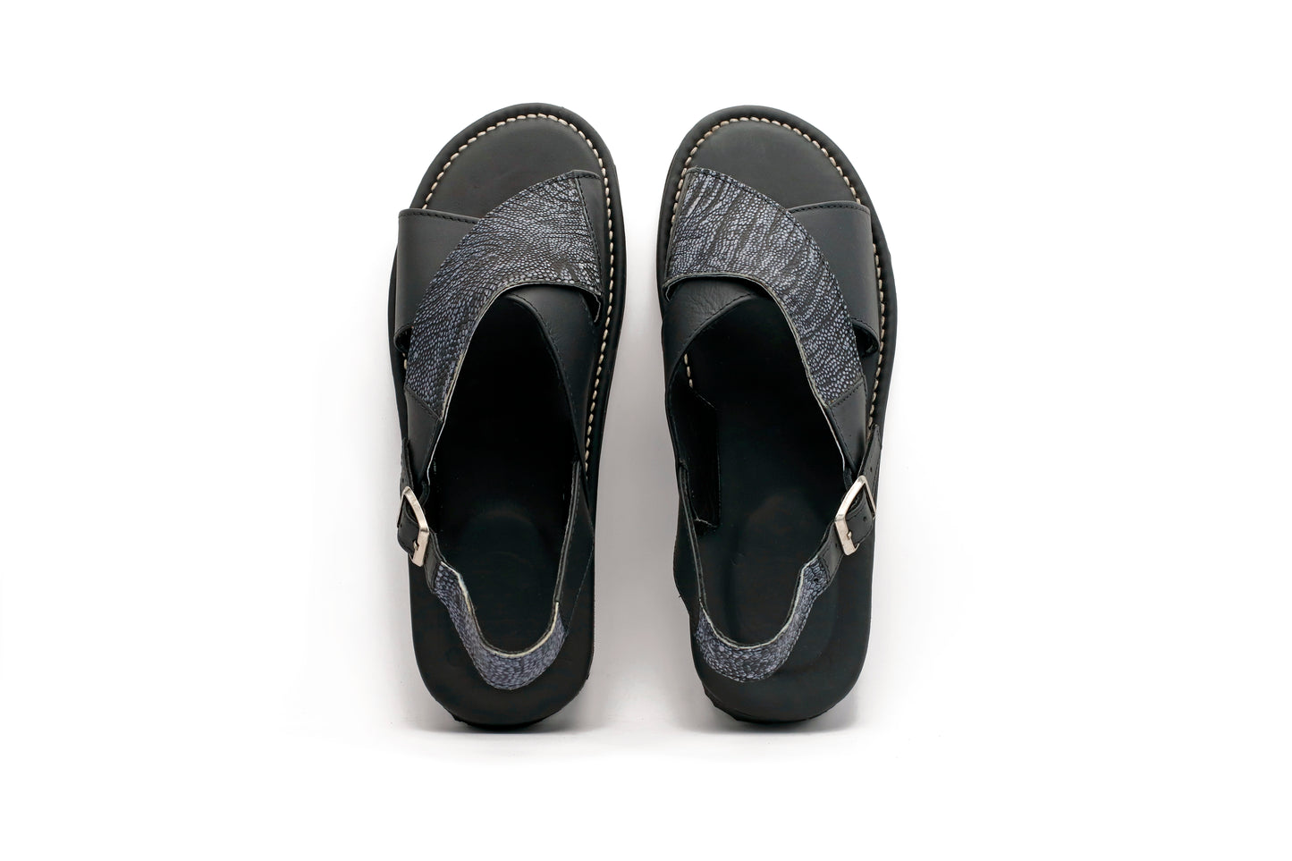 Cruzado Apatzingan 0 - Avestruz Negro/Azul