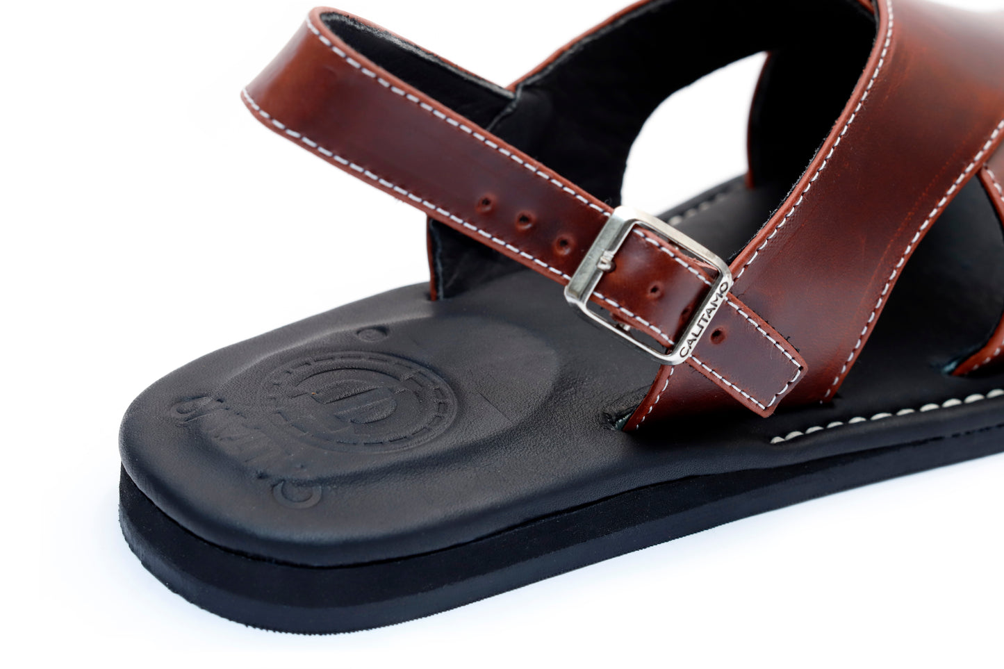 Huarache Clásico Vino - Madero Sur