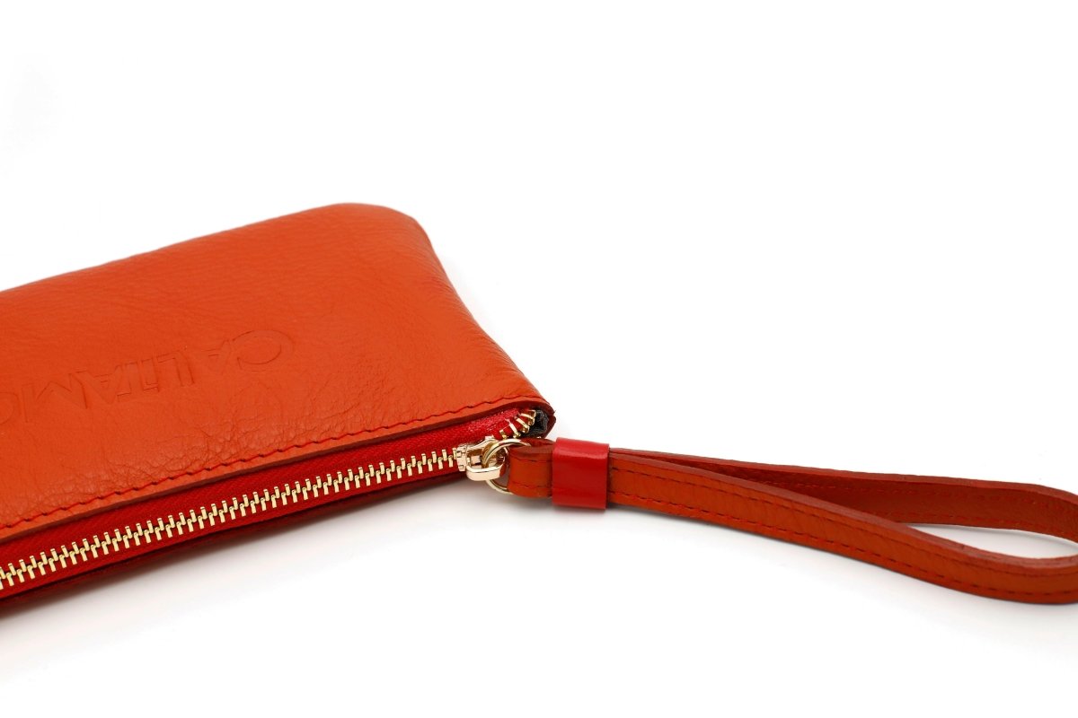 Bolso de mano - Monedero - Naranja - Calitamo - Monedero