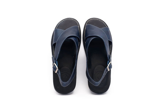 Huarache Clásico Azul - Madero - Calitamo - huarache