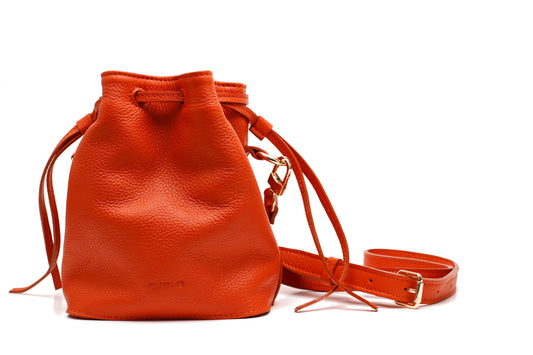 BUCKET BAG - "MICH" Naranja