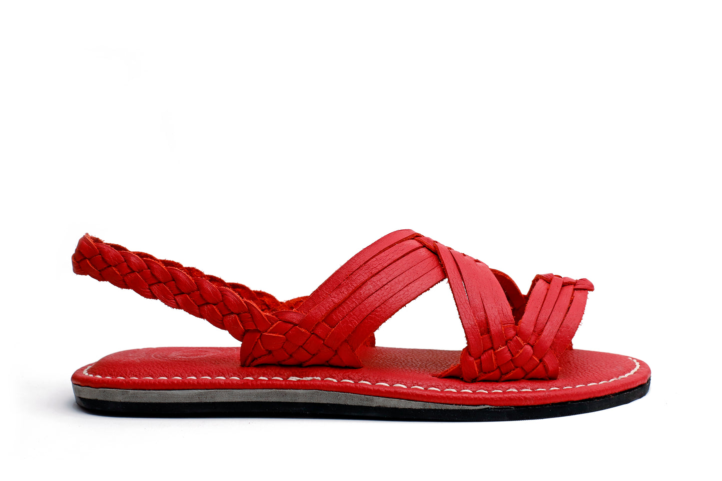 Huarache Tejido San Lucas - Rojo