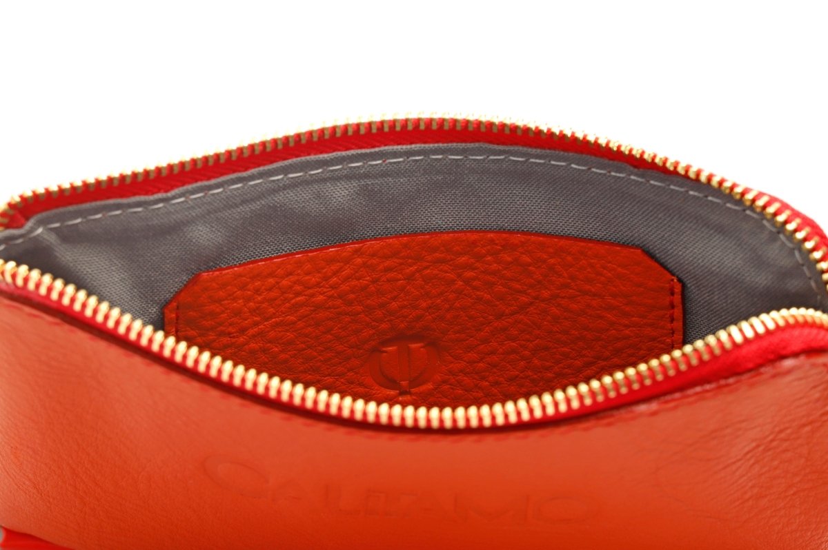 Bolso de mano - Monedero - Naranja - Calitamo - Monedero