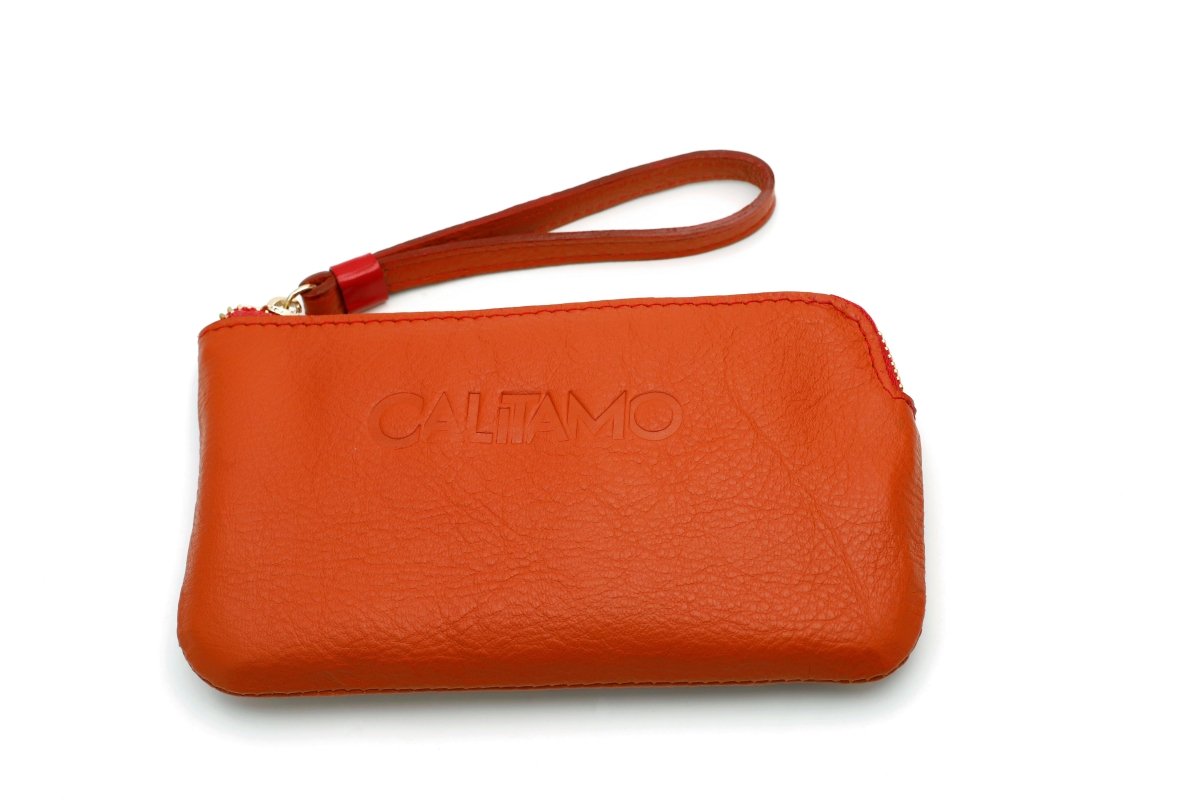 Bolso de mano - Monedero - Naranja - Calitamo - Monedero