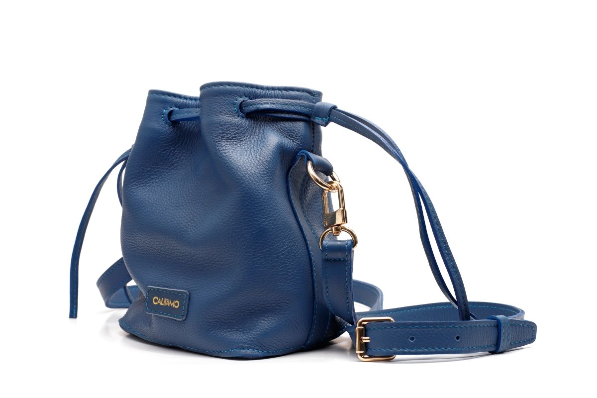 BUCKET BAG - "MICH" AZUL - Calitamo - Bolsos bucket