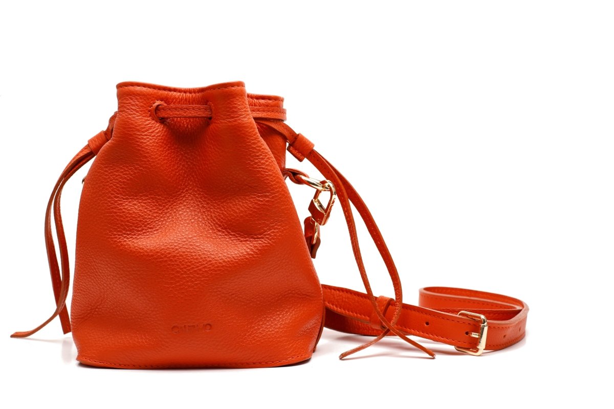 BUCKET BAG - "MICH" Naranja - Calitamo - Bolsos bucket