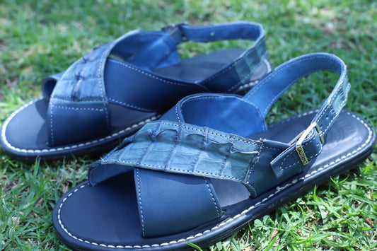 Cruzado Balsas - Cola de cocodrilo azul - Calitamo - huarache