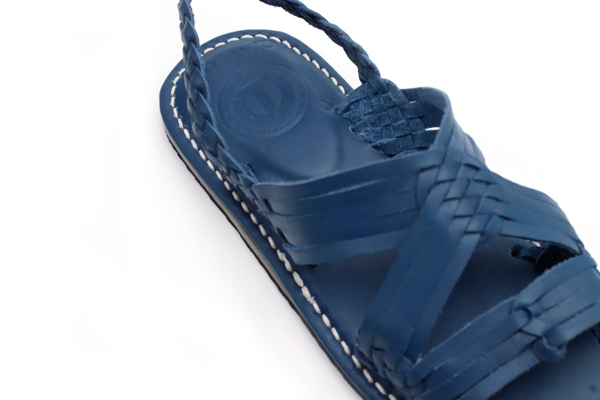 Huarache Huetamo Lavable - Azul - Calitamo - huarache tejido
