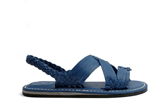 Huarache Huetamo Lavable - Azul - Calitamo - huarache tejido