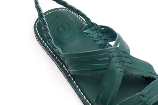 Huarache Huetamo Lavable - Verde - Calitamo - huarache tejido