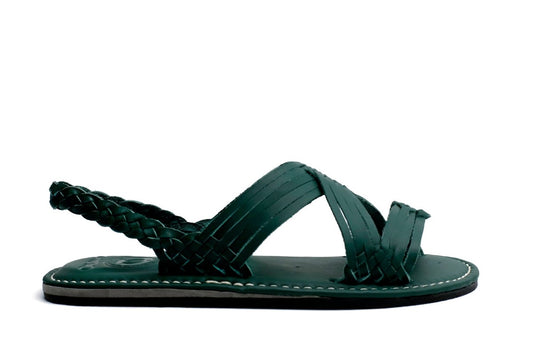 Huarache Huetamo Lavable - Verde - Calitamo - huarache tejido