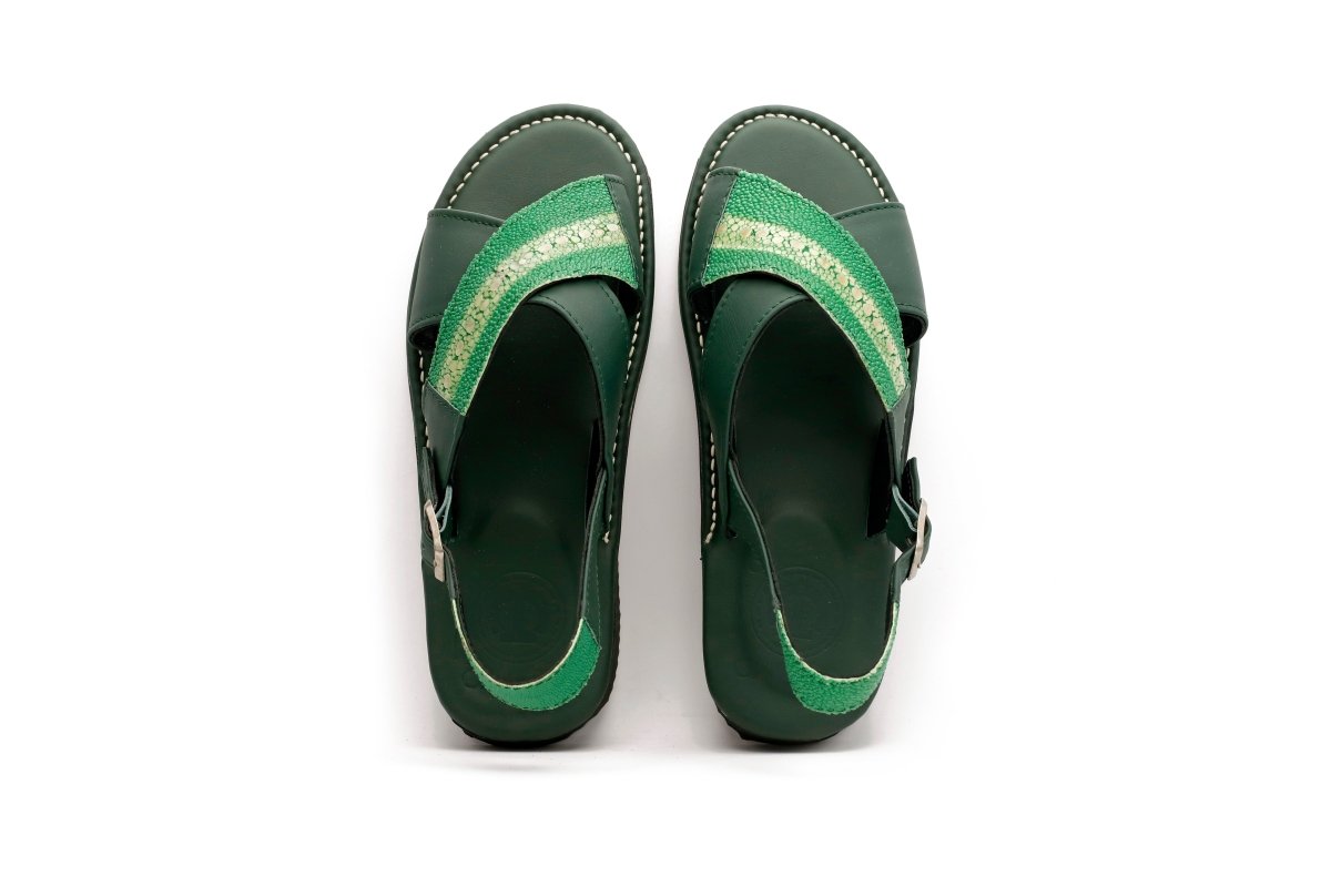 Huarache Mantarraya N Italia - Verde - Calitamo - huarache