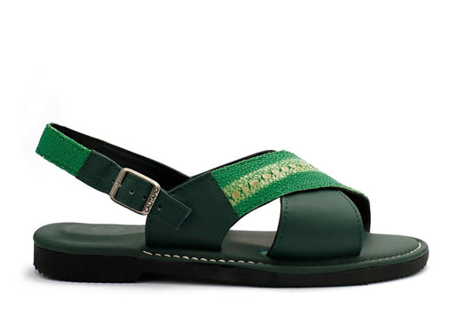 Huarache Mantarraya N Italia - Verde - Calitamo - huarache
