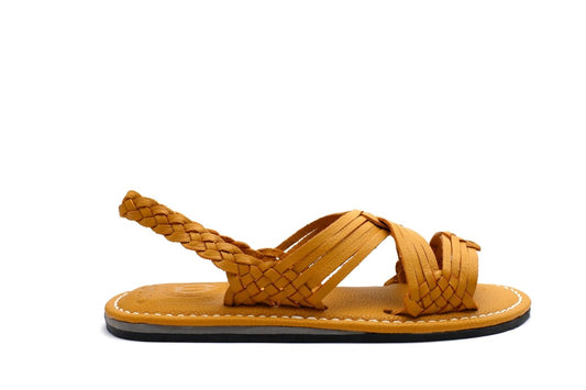 Huarache Tejido San Lucas - Amarillo - Calitamo - huarache tejido